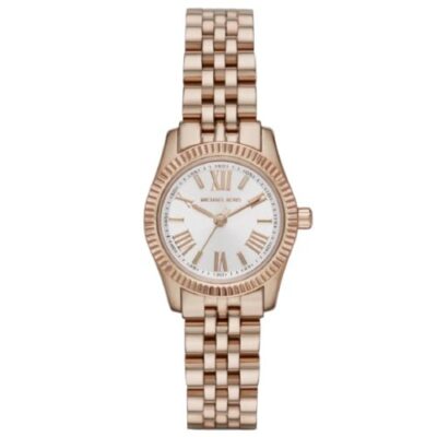 Michael Kors Mini Lexington Ladies Rose Gold Watch - MK3230